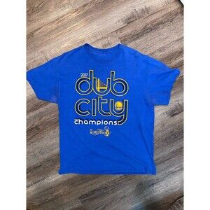 Golden State Warriors NBA Finals Champions Blue Shirt Basketball 2017